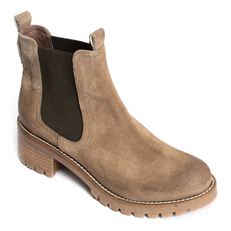 HALIMA Tabac, Chelsea boots Minka