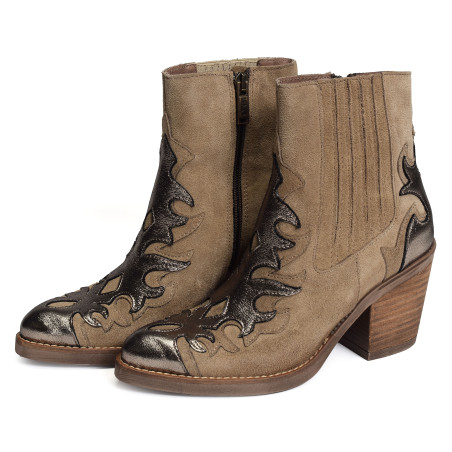 HERBERTA Taupe, Santiags  Minka