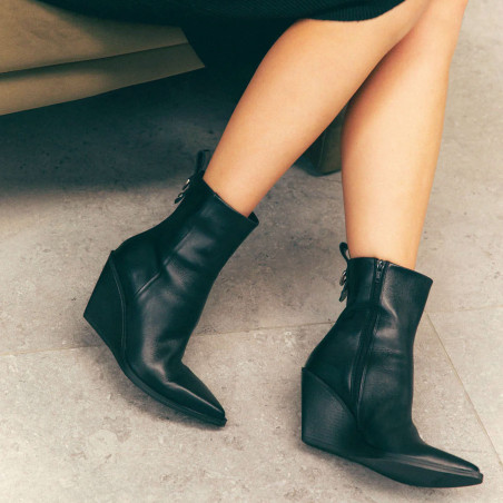 E4091 Noir, Bottines Elena Iachi