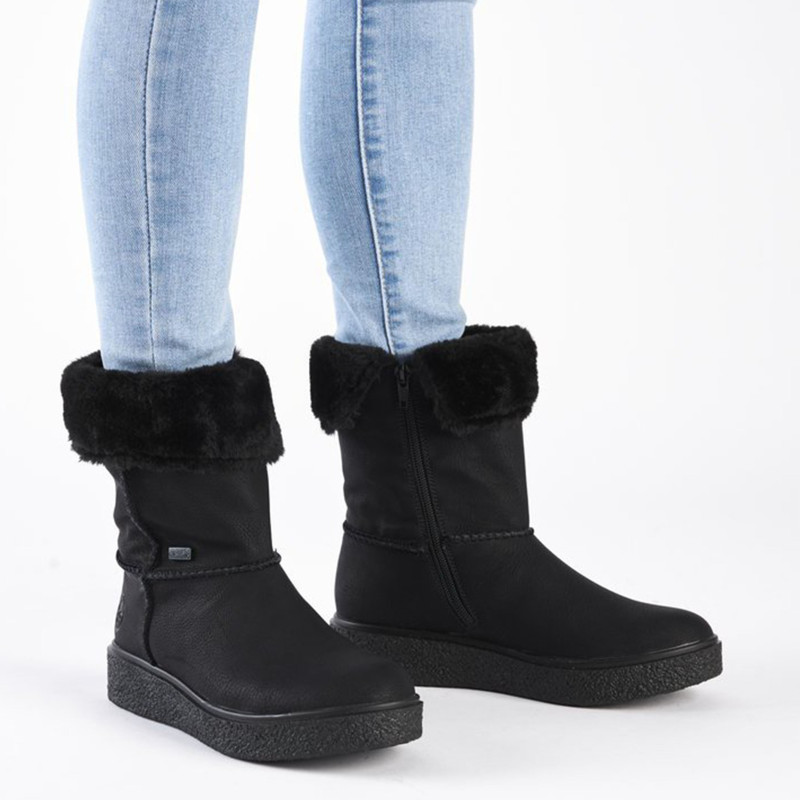 Y0090 Noir, Boots Rieker
