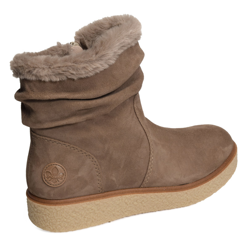 Y0070 Taupe, Boots Rieker