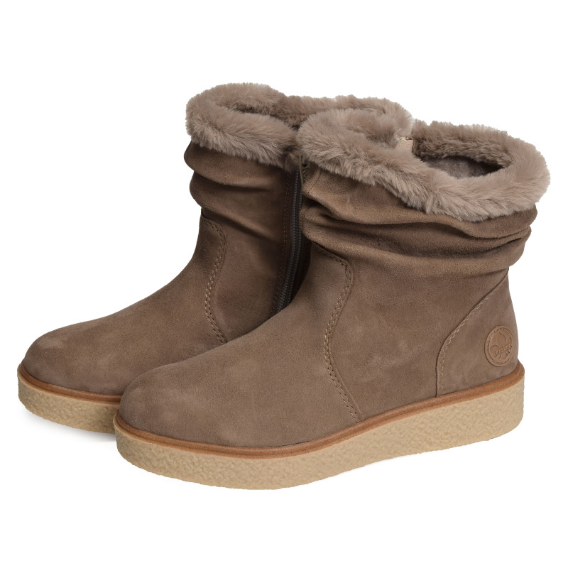 Y0070 Taupe, Boots Rieker