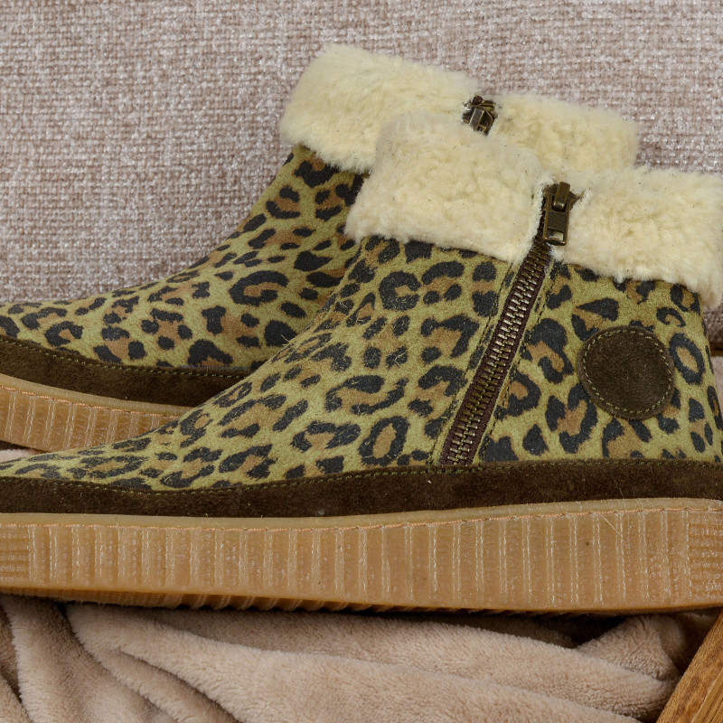 24298 Kaki Léopard, Boots Little ... La Suite