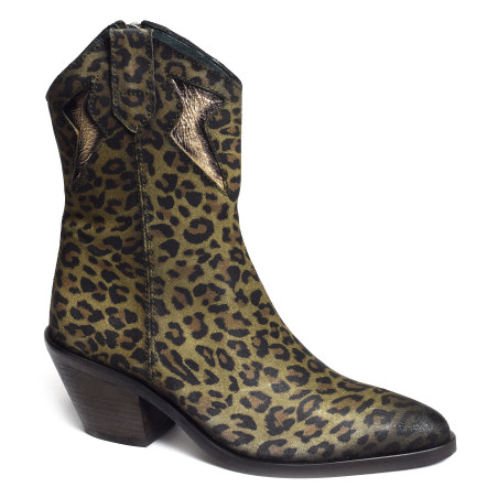 24277 Kaki Léopard, Bottines Little ... La Suite