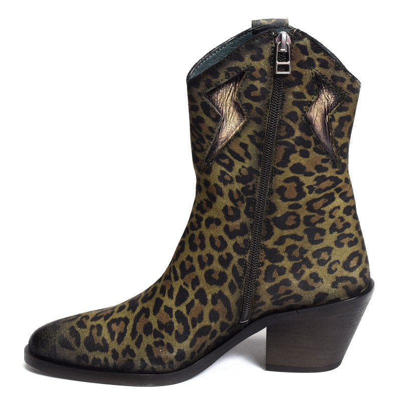 24277 Kaki Léopard, Bottines Little ... La Suite