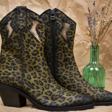 24277 Kaki Léopard, Bottines Little ... La Suite
