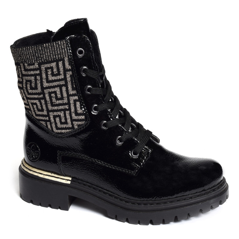 72607 Verni Noir, Boots Rieker 72607 Verni Noir, Boots Rieker