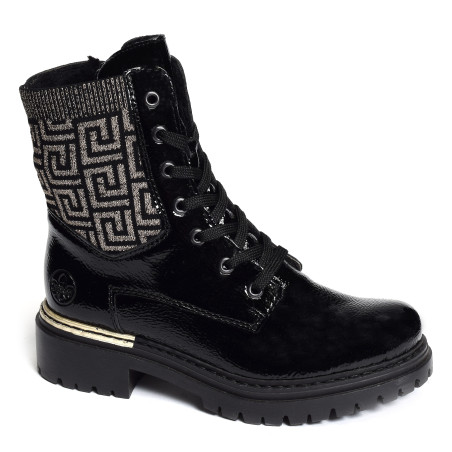72607 Verni Noir, Boots Rieker