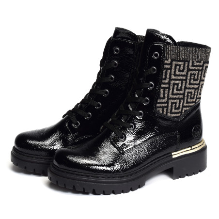 72607 Verni Noir, Boots Rieker