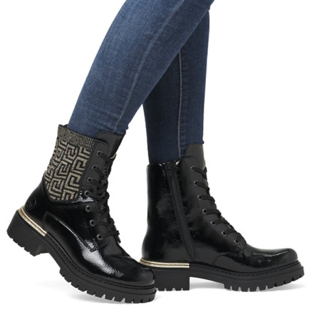 72607 Verni Noir, Boots Rieker