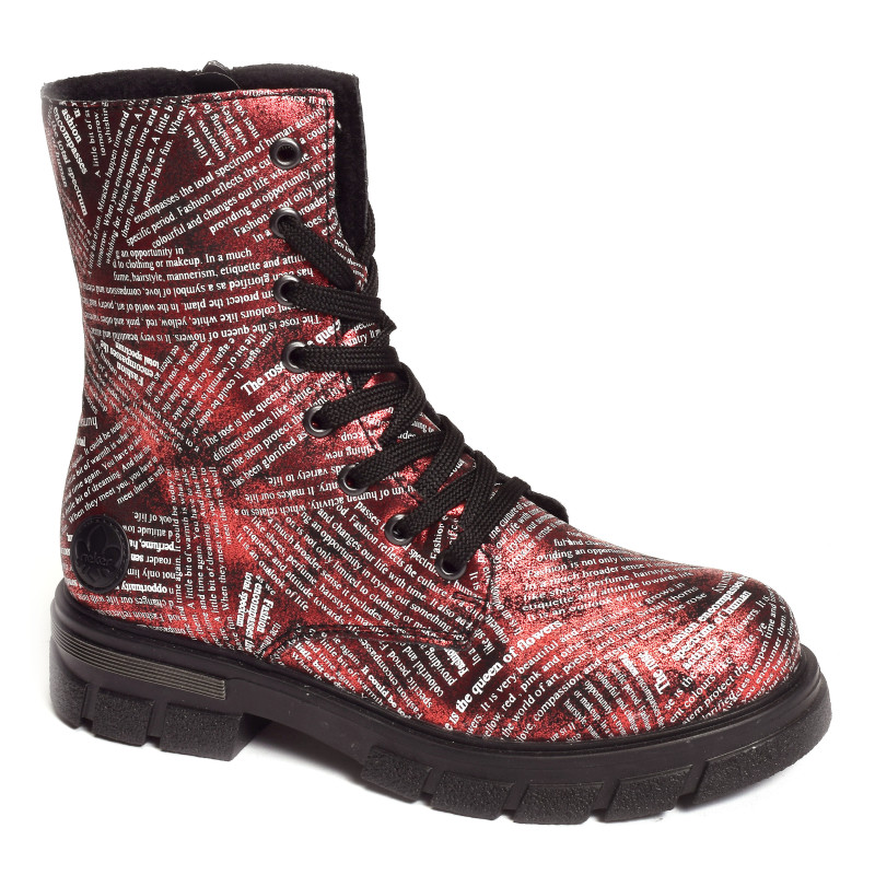 Z9120 Rouge Blanc, Boots Rieker