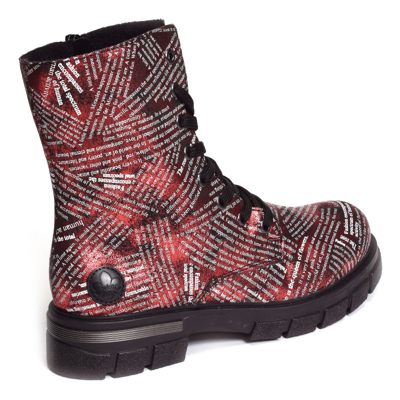 Z9120 Rouge Blanc, Boots Rieker