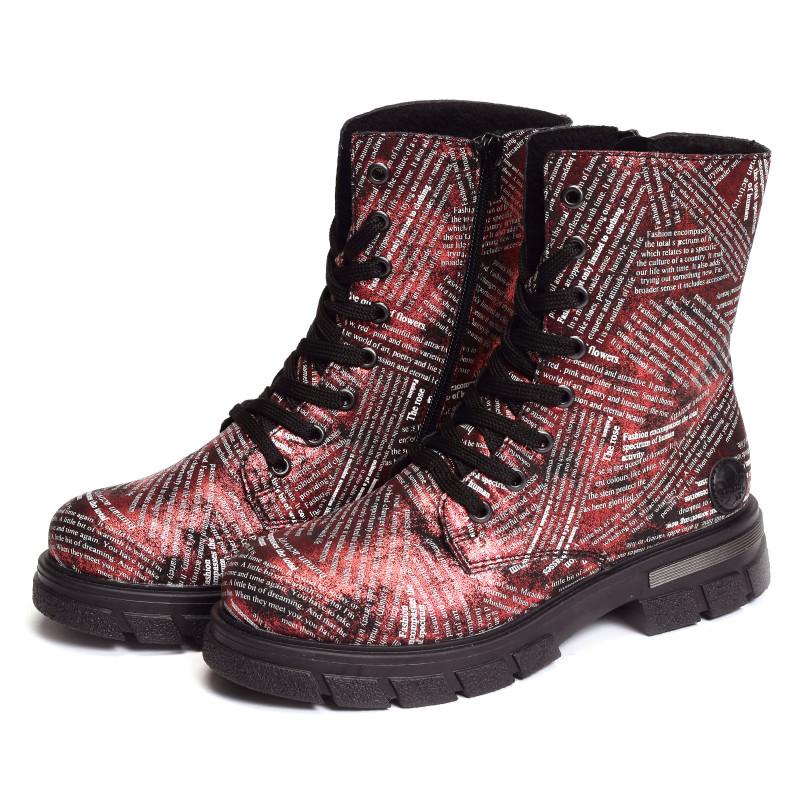 Z9120 Rouge Blanc, Boots Rieker