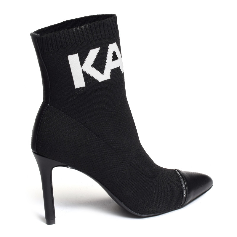 PANDARA HI KNIT Noir, Bottines Karl Lagerfeld