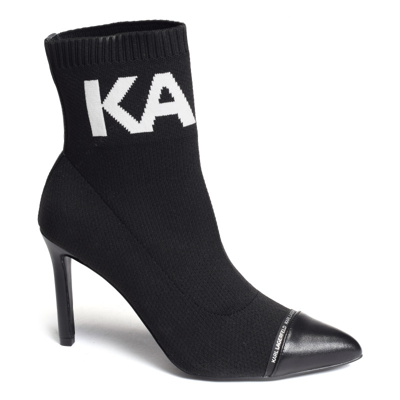 PANDARA HI KNIT Noir, Bottines Karl Lagerfeld