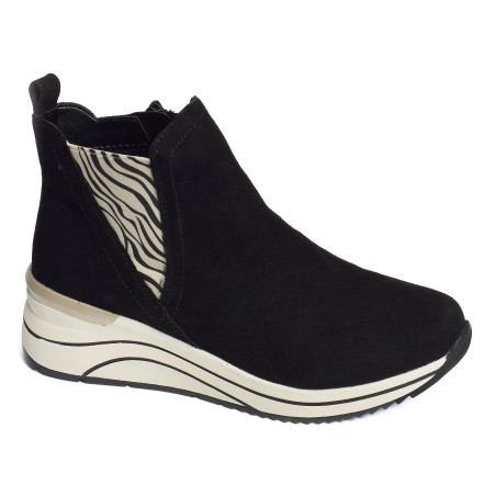 D0T75 Noir, Boots Remonte