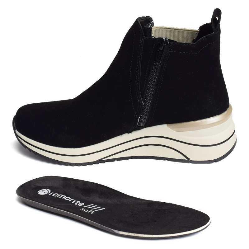 D0T75 Noir, Boots Remonte D0T75 Noir, Boots Remonte