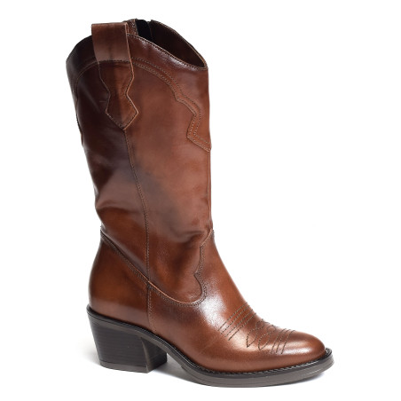 T82304 Marron, Santiags  MJUS