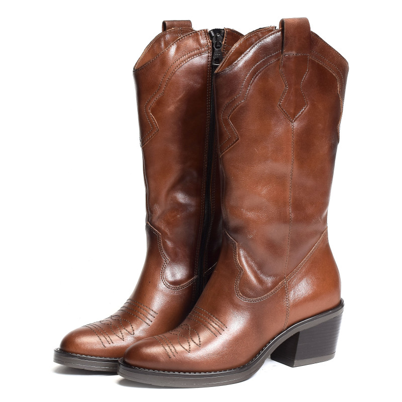 T82304 Marron, Santiags  MJUS