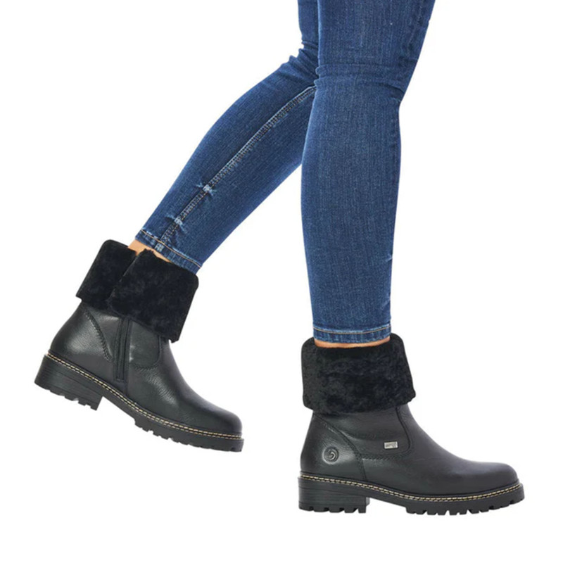 D0B71 Noir, Boots Remonte
