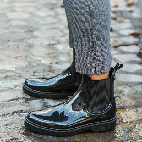 CAVAN Verni Noir, Bottines Toni Pons