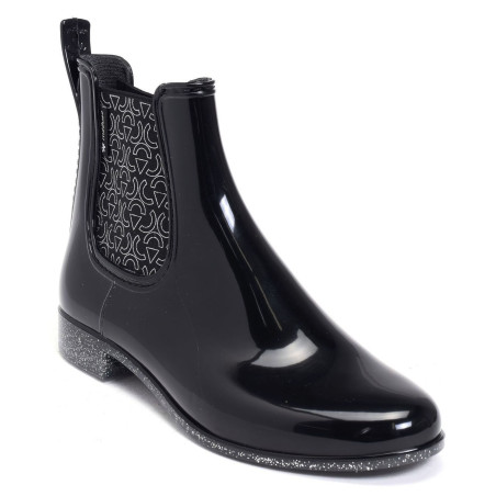JAPTRI Noir Argent, Bottines Méduse