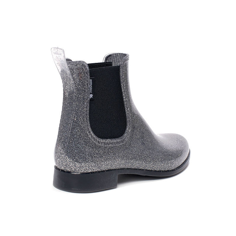 JAPLOU Argent, Bottines Méduse