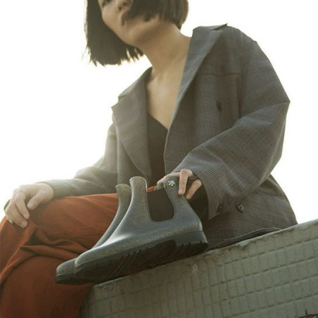 JAPLOU Argent, Bottines Méduse