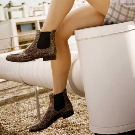 JAPLOU Léopard, Bottines Méduse