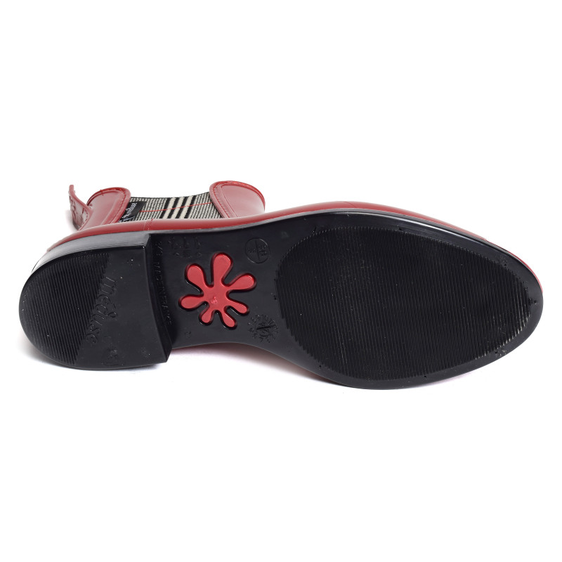 JAPOX Rouge, Bottines Méduse