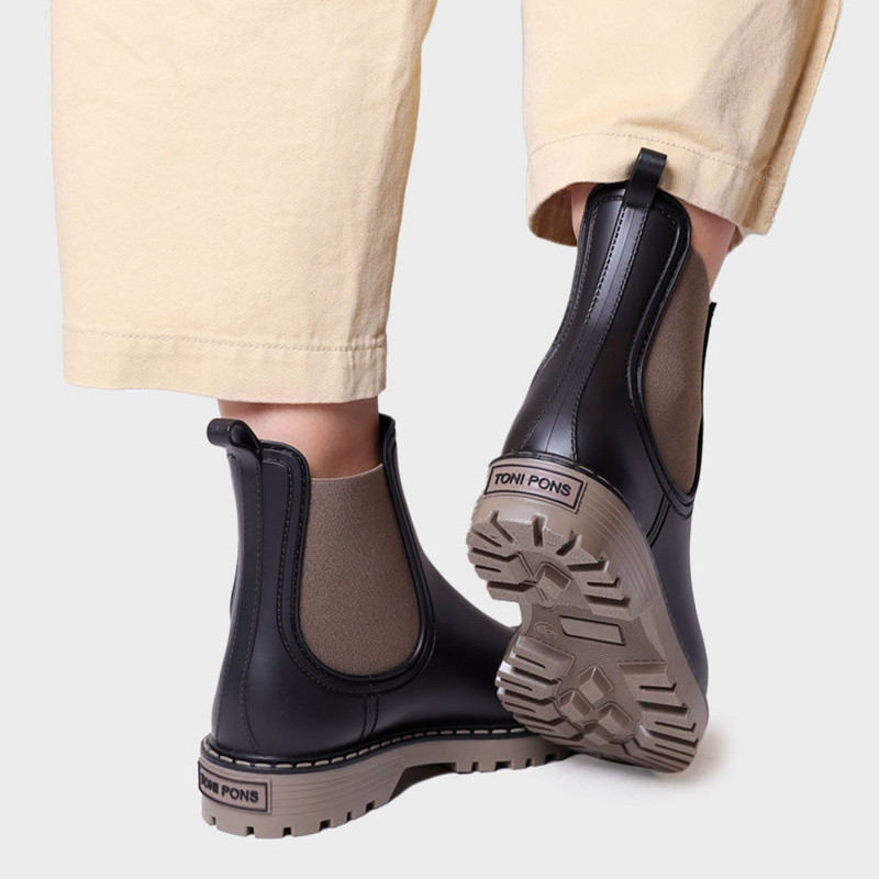 CAVOUR Noir Taupe, Bottines Toni Pons