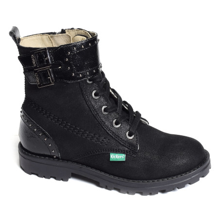 GROOROCK Noir, Boots Kickers