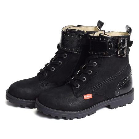 GROOROCK Noir, Boots Kickers