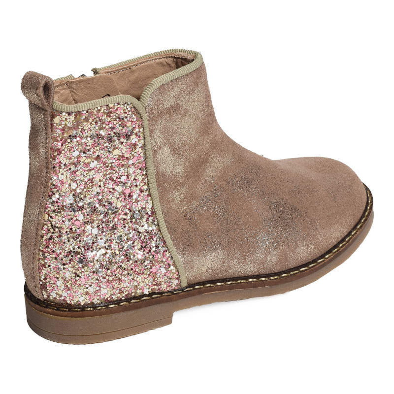 TRIP BACK Beige Platine, Bottines Pom d'Api