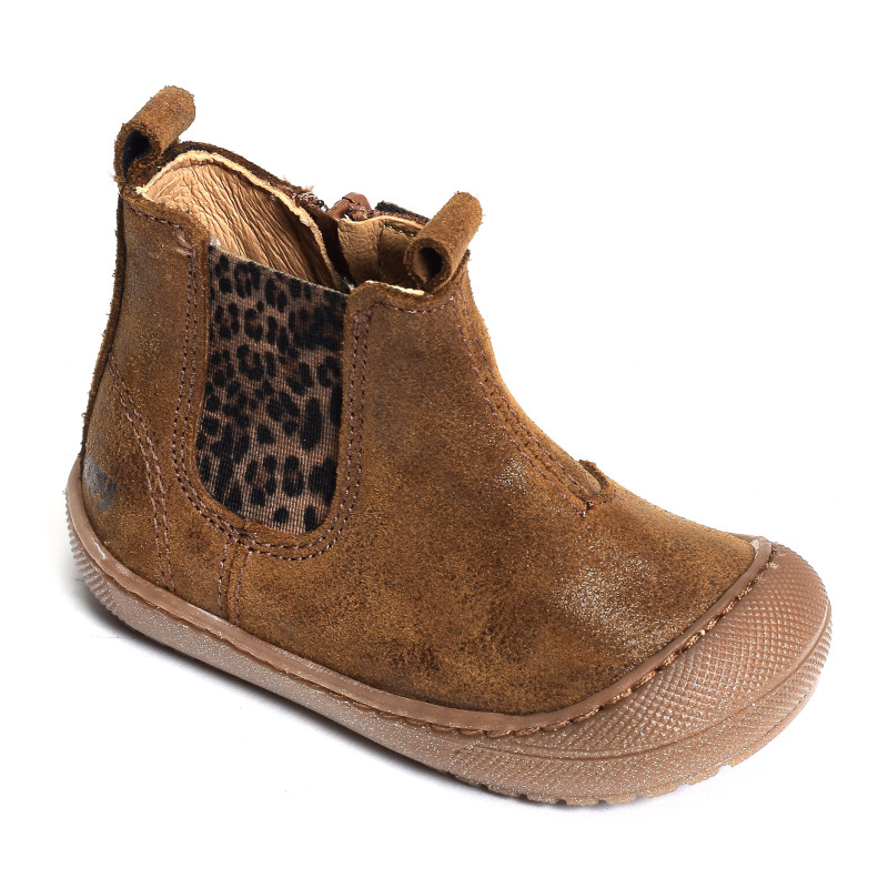 JAKARTA Marron Léopard, Chelsea boots Bopy