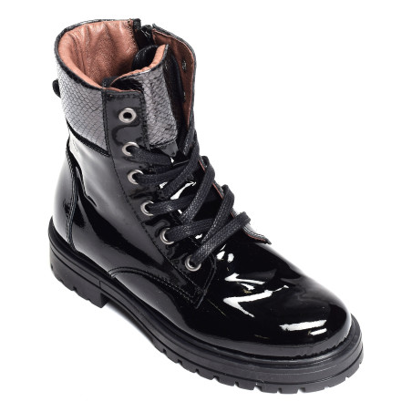 NIMES Verni Noir, Boots Bellamy