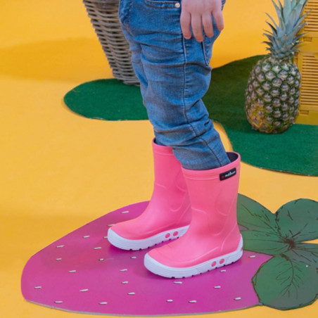 AIRPORT Rose Blanc, Bottes Méduse