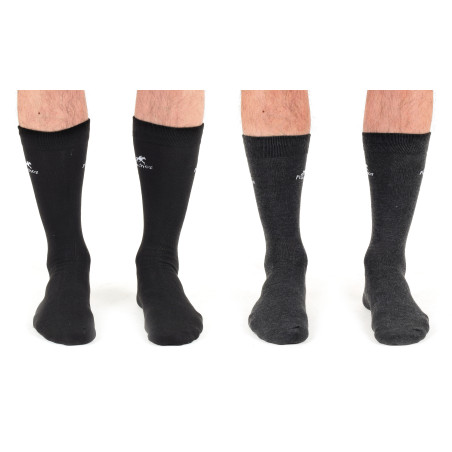 1006 Noir Gris, Chaussettes Fluchos