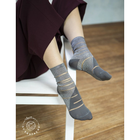 TATE MODERN Argent, Chaussettes St Eustache
