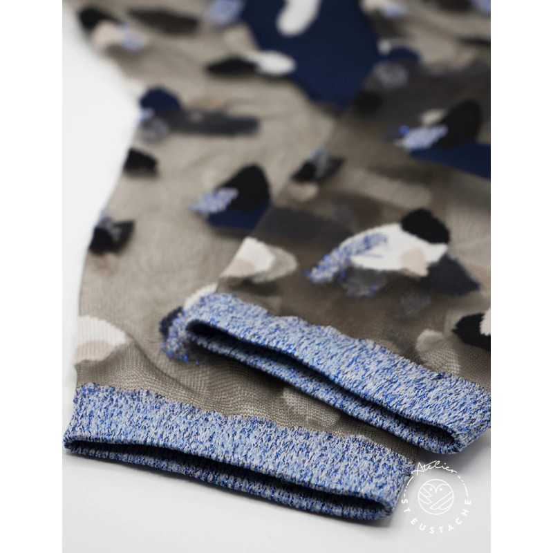 NEW YORK Bleu, Chaussettes St Eustache