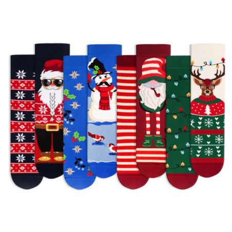 SEMAINIER NOEL Multicolore, Chaussettes Pirin Hill