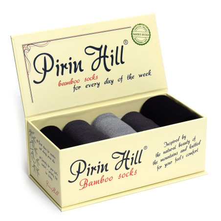 SEMAINIER BAMBOU Multicolore, Chaussettes Pirin Hill