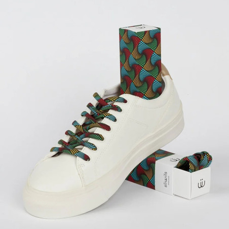 LACETS ETHNIC Multicolore, Lacets Sliwils