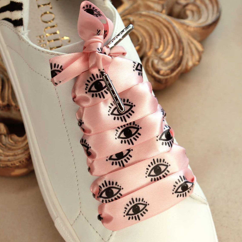 LACETS SATIN Rose, Lacets Froufrouz