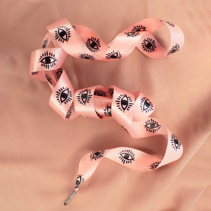 LACETS SATIN Rose, Lacets Froufrouz