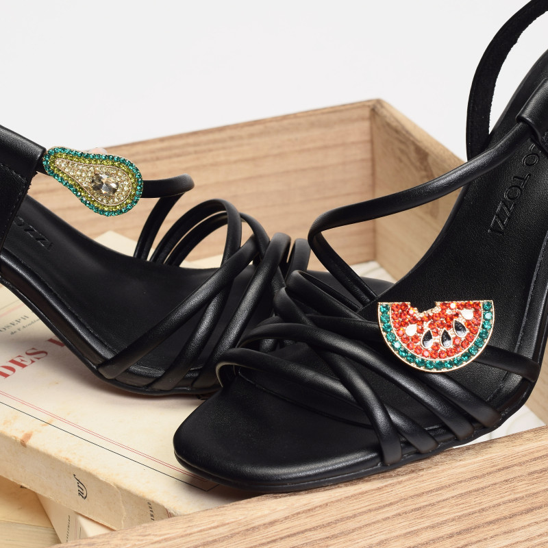 BIJOU AVOCAT PASTEQUE Multicolore, Bijoux de chaussures Froufrouz