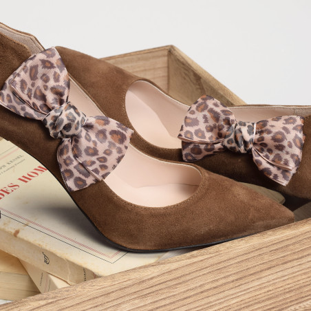 CLIPS LEONARDE Léopard, Bijoux de chaussures Froufrouz