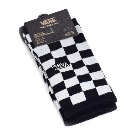 MN CHECKERBOARD II CREW Damier, Chaussettes Vans