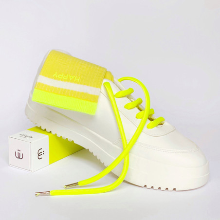 LACETS NEON Jaune Fluo, Lacets Sliwils