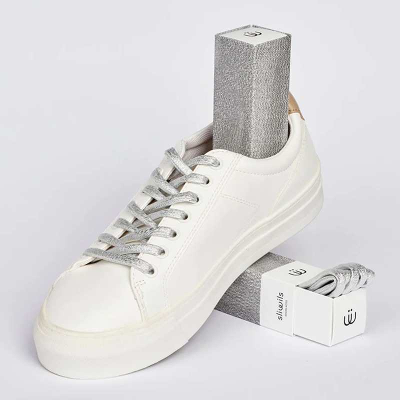 LACETS MANHATTAN Argent, Lacets Sliwils